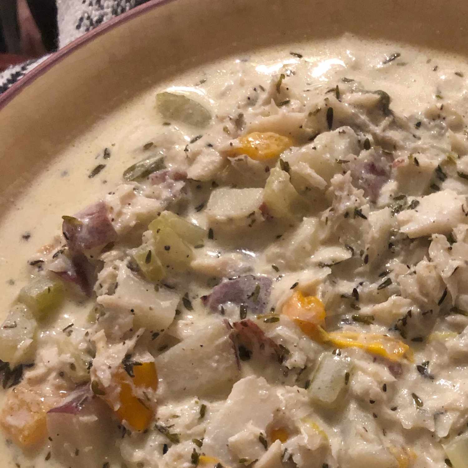 Cá tuyết khói và psnip chowder