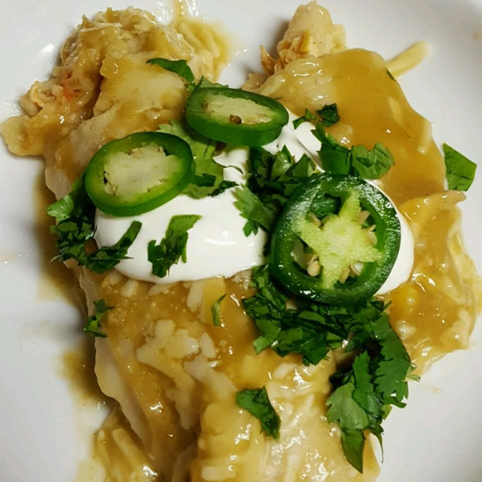 Nước sốt xanh enchiladas