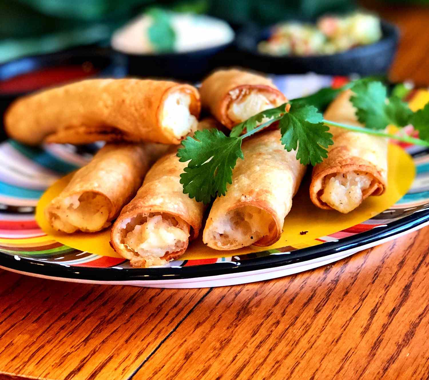 Chay không khí fryer taquitos