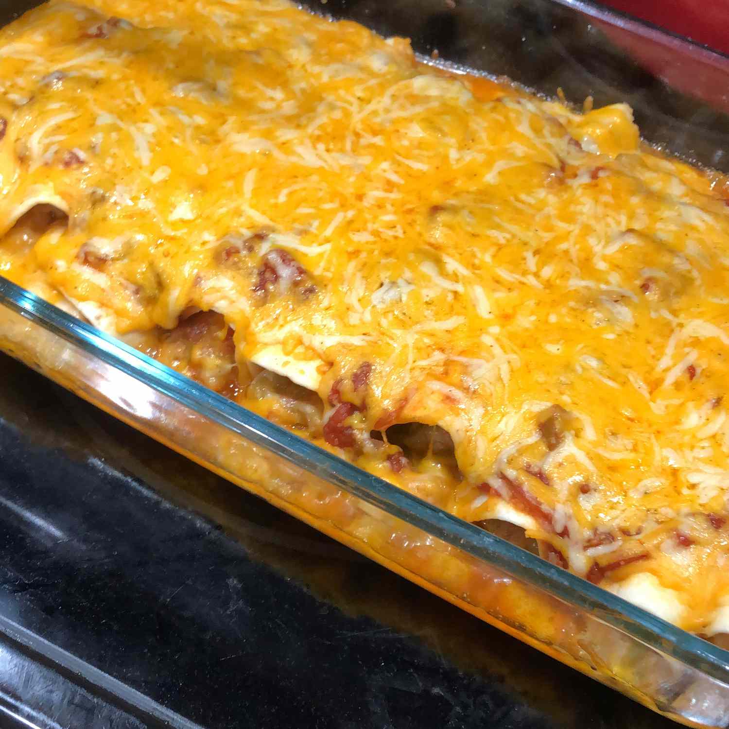 Kingfish enchiladas