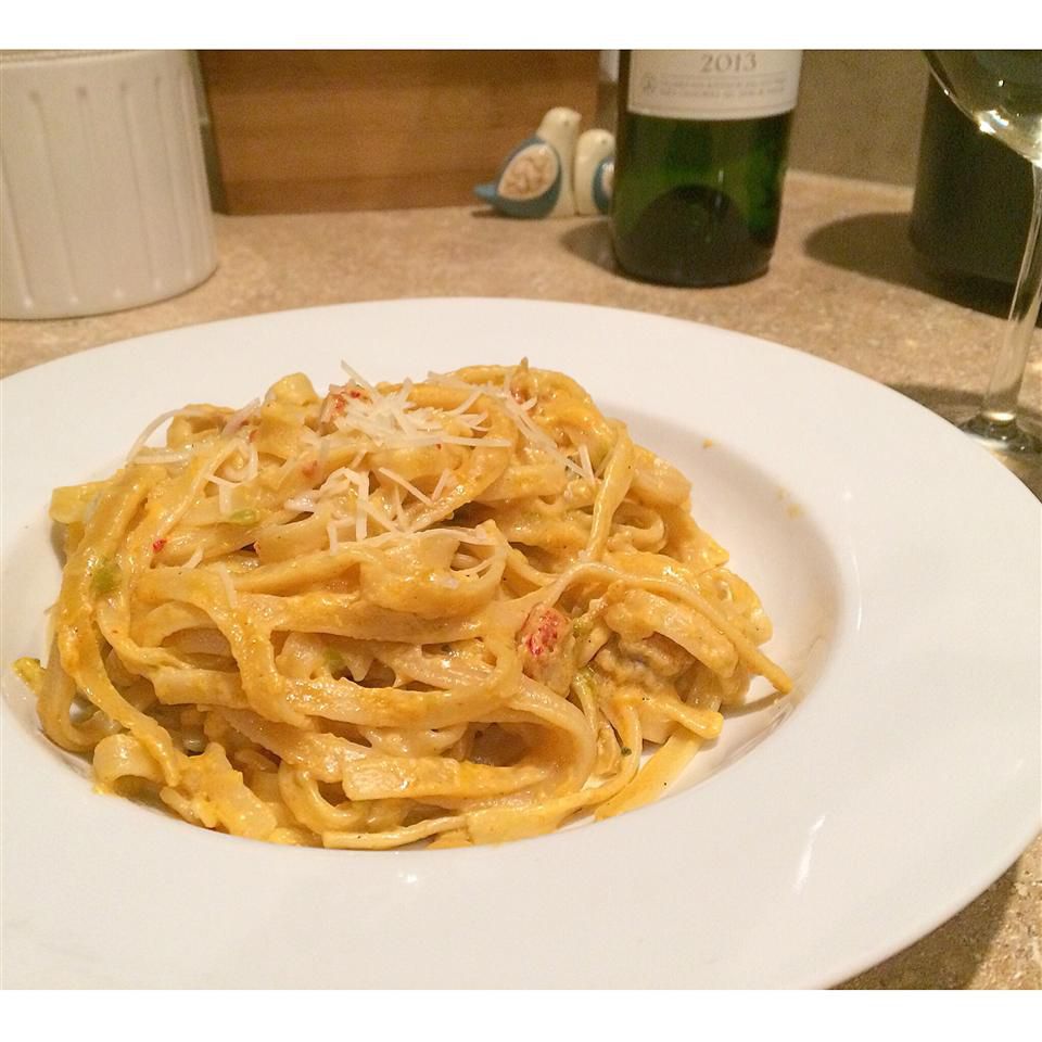 Crawfish fettuccine i