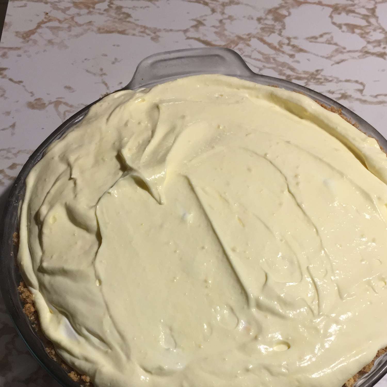 Graham cracker cream pie