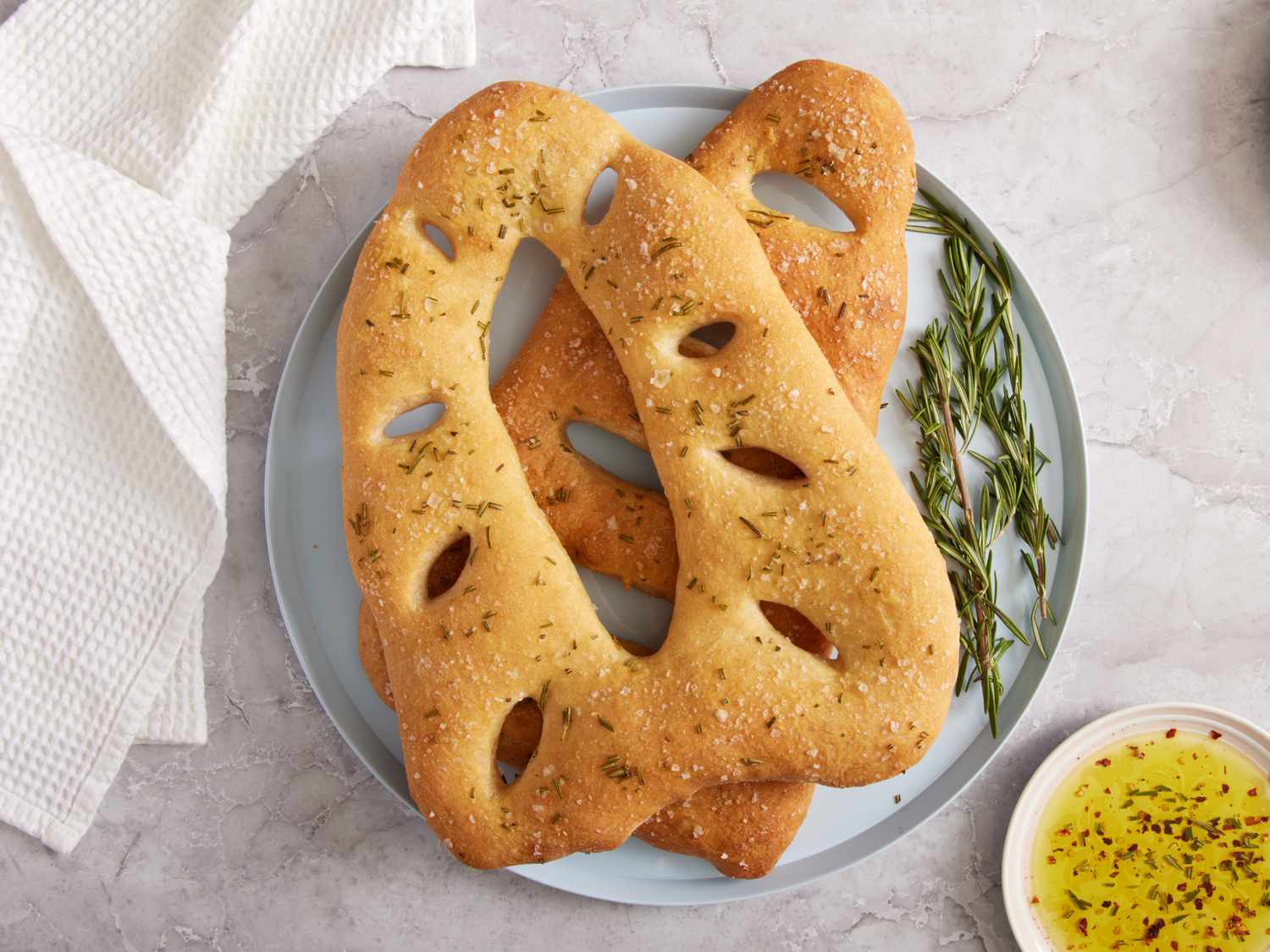 Fougasse (Flatbread kiểu Pháp)