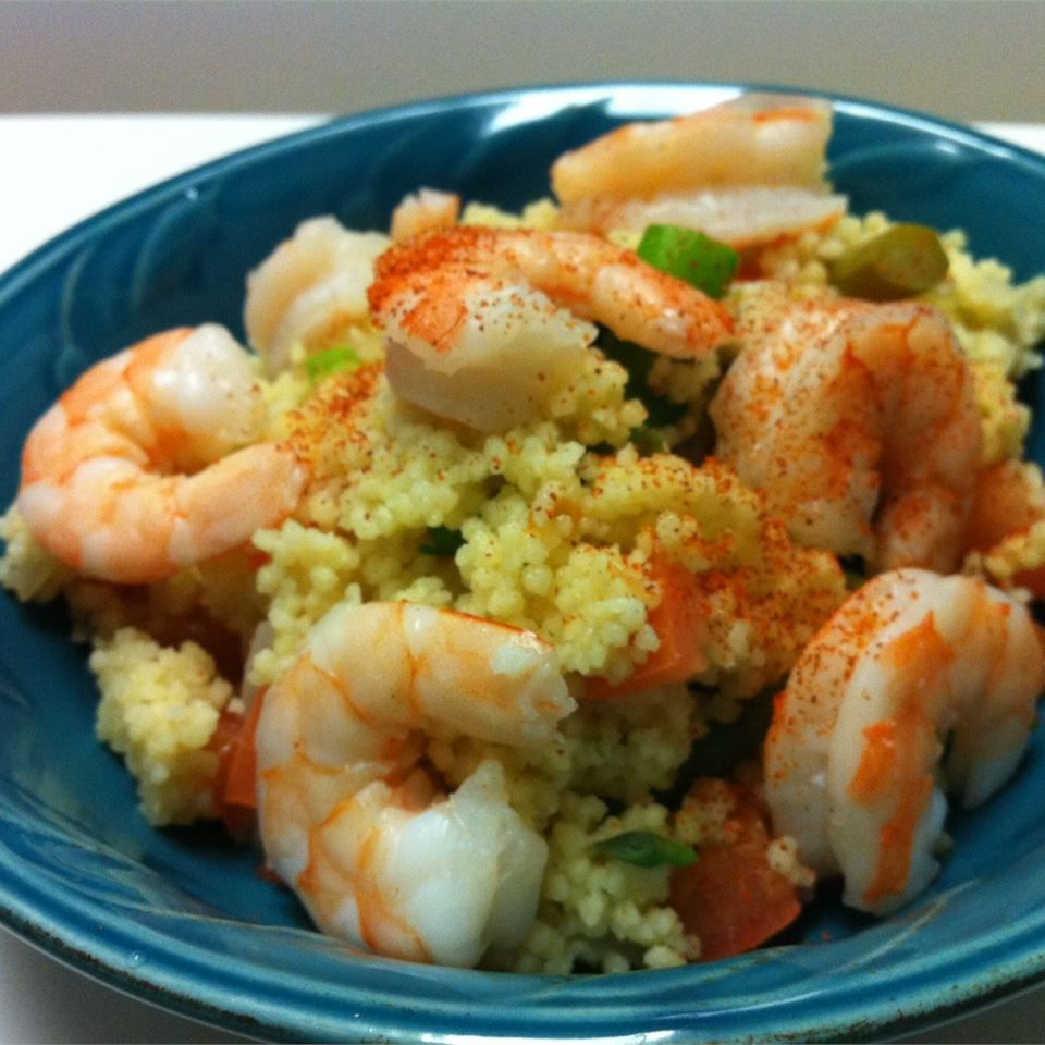 Salad couscous tôm