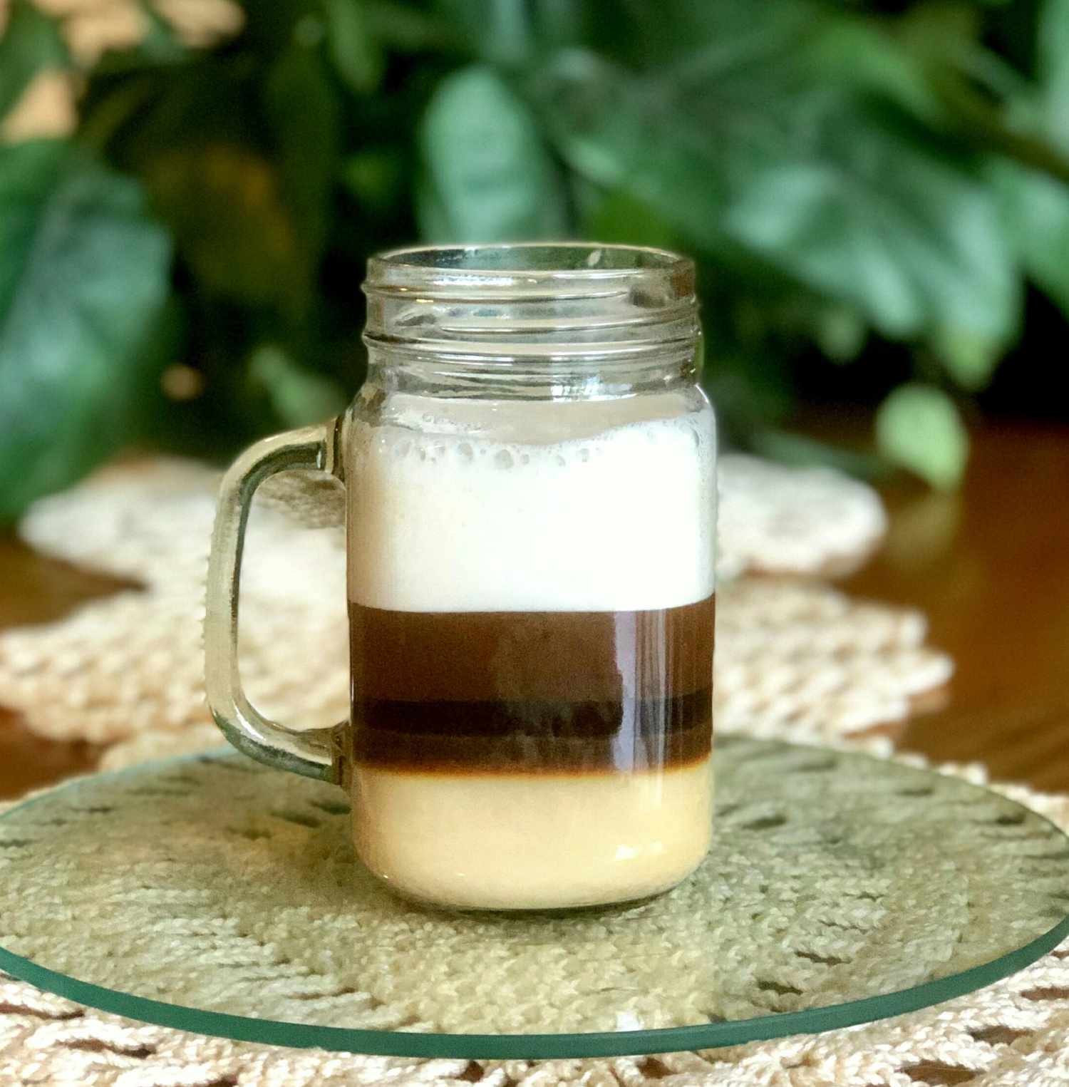 Latte đường nâu