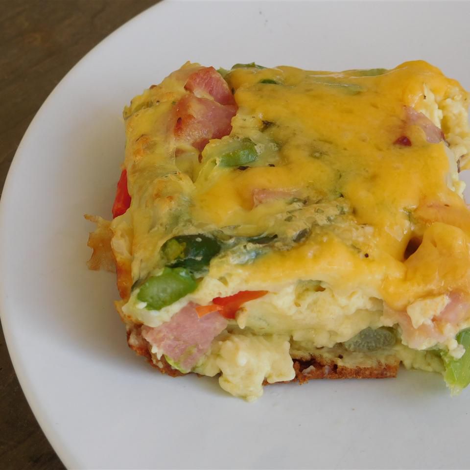 Ham cheesy và măng tây nướng