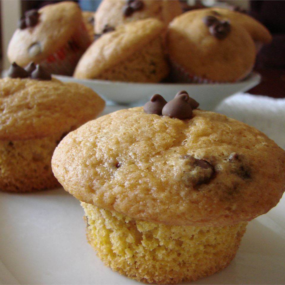 Barbs Pumpkin Chocolate Chip Buffins