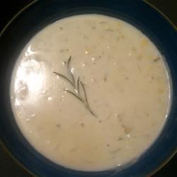 Conh chowdah (chowder ngô)