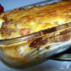 Làm mờ lasagna Mexico