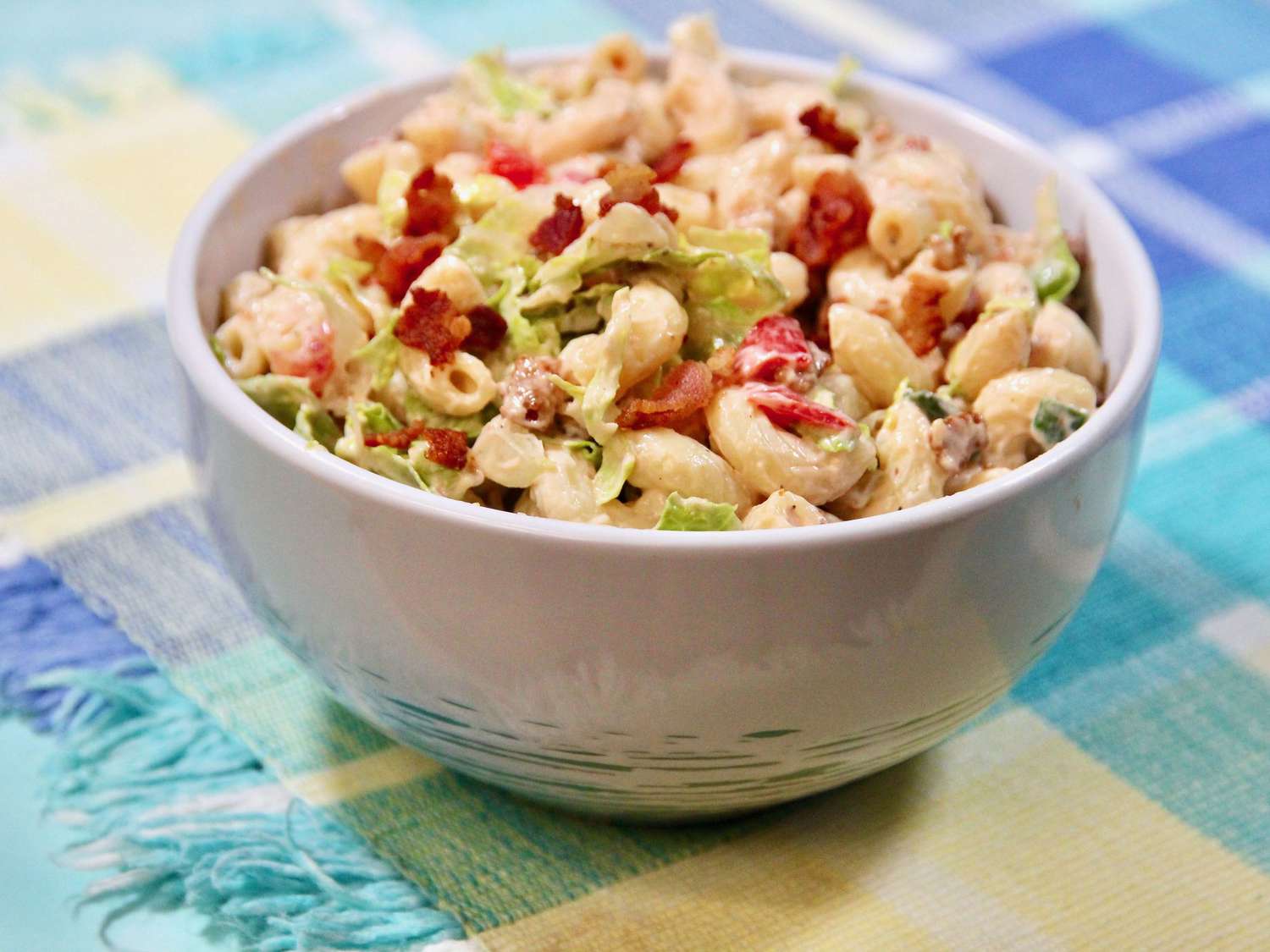 Salad mì ống BLT với mayo