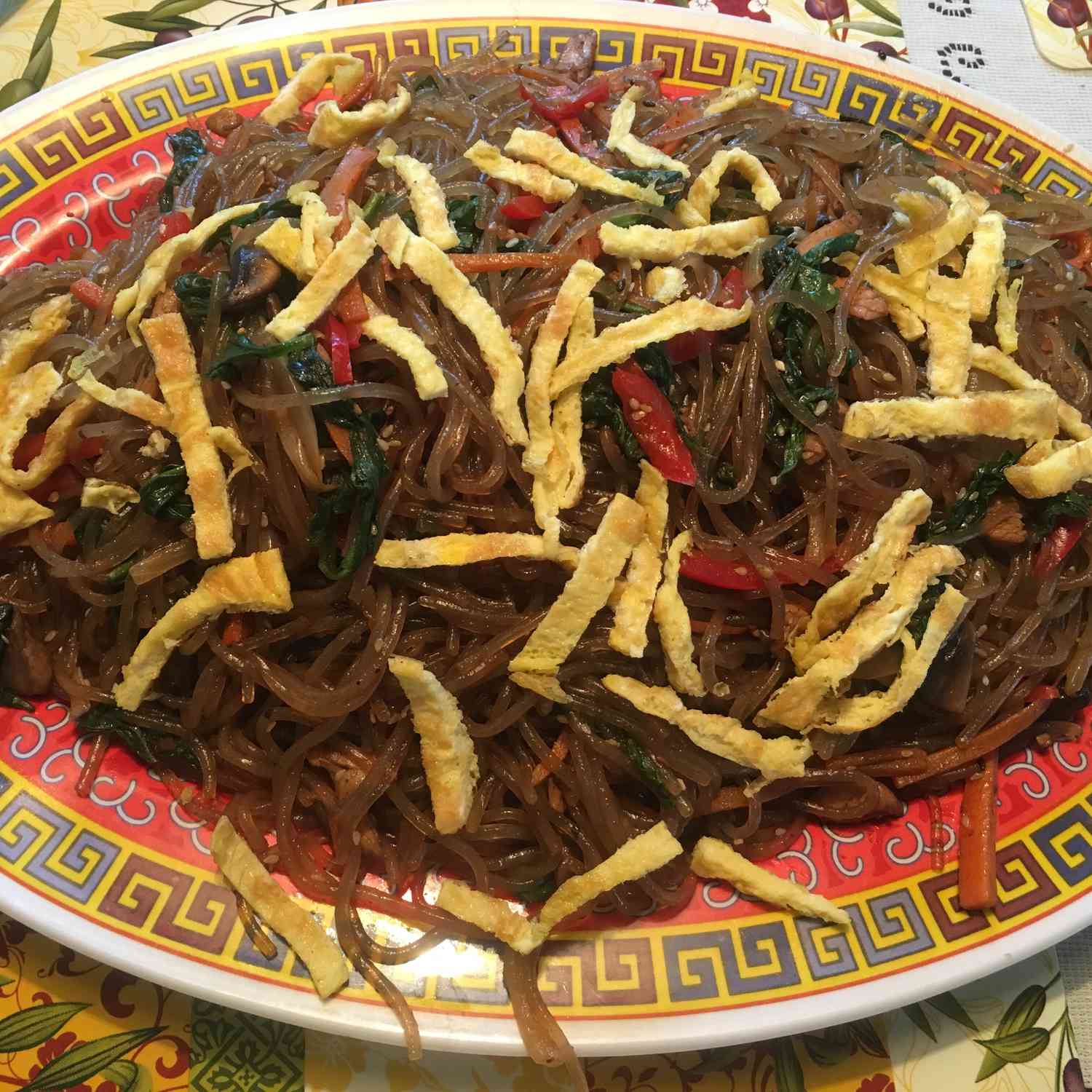 Mì khoai lang Hàn Quốc (Japchae)