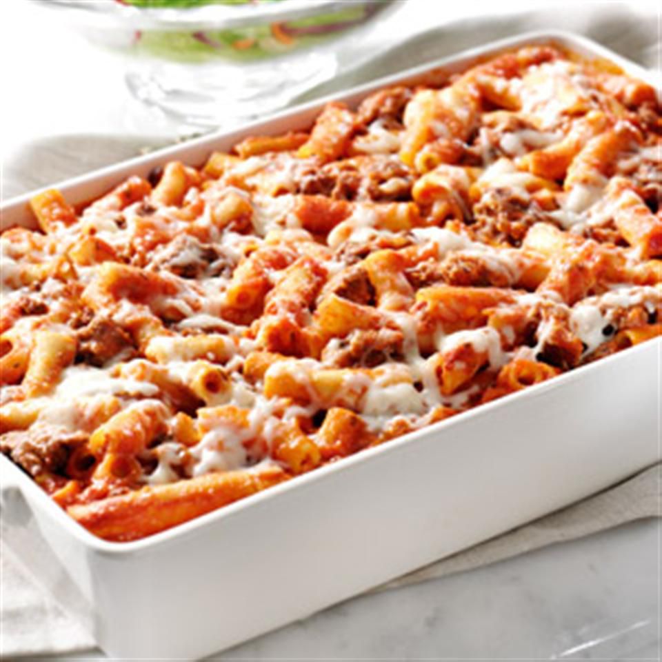 Rag không đun sôi baked ziti