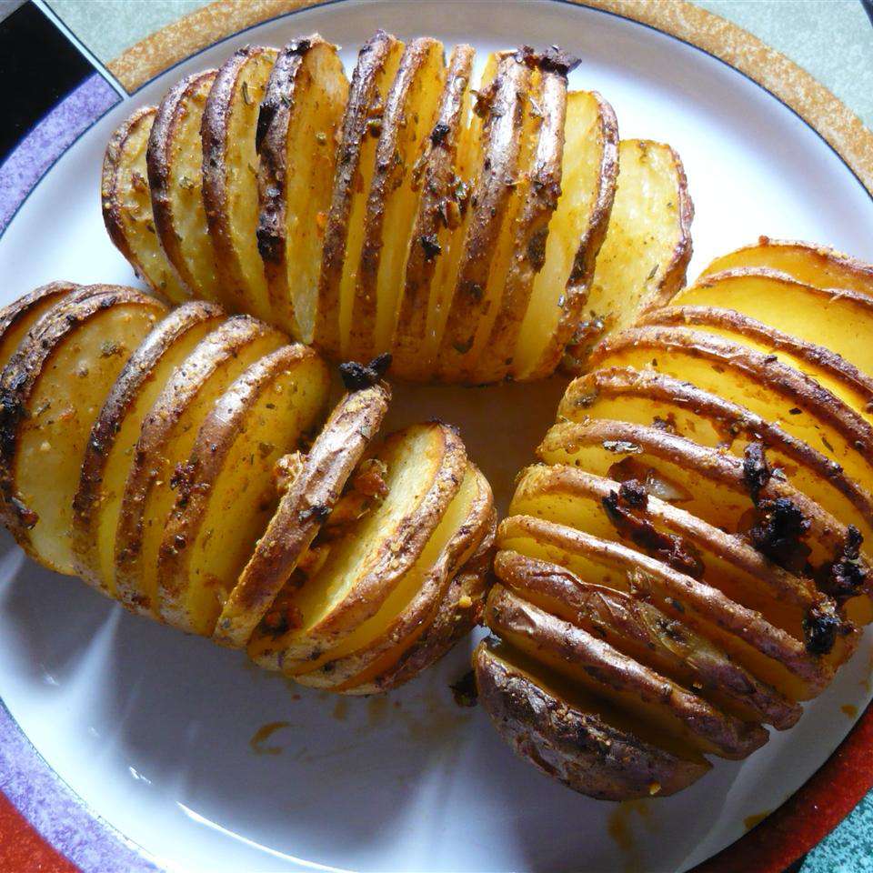 Fabiennes Hasselback khoai tây