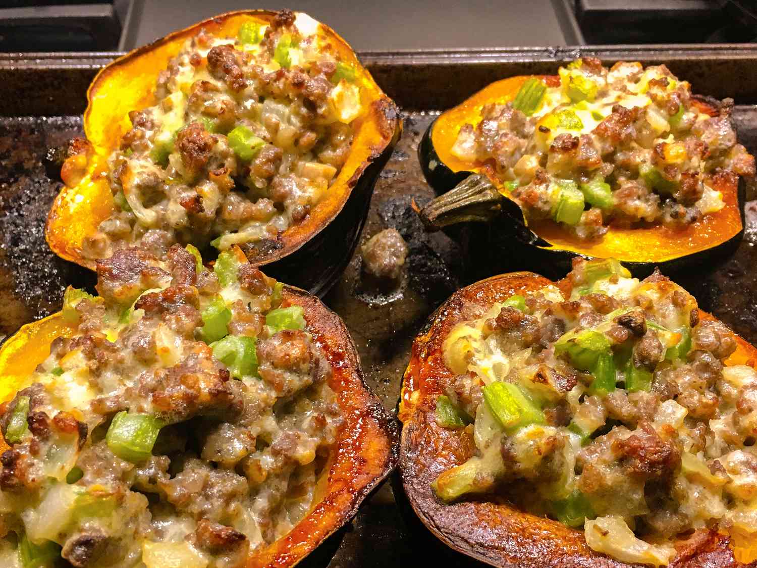 Xúc xích acorn squash