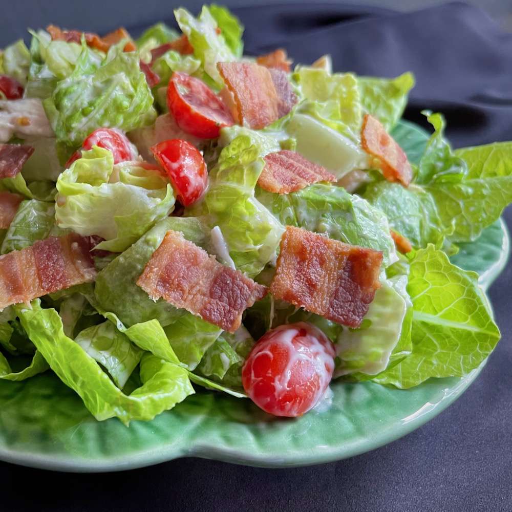 Salad thịt xông khói gà