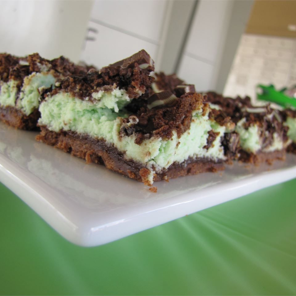 Thánh Patricks Chocolate Mint Cheesecake