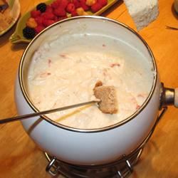 Cua phô mai fondue