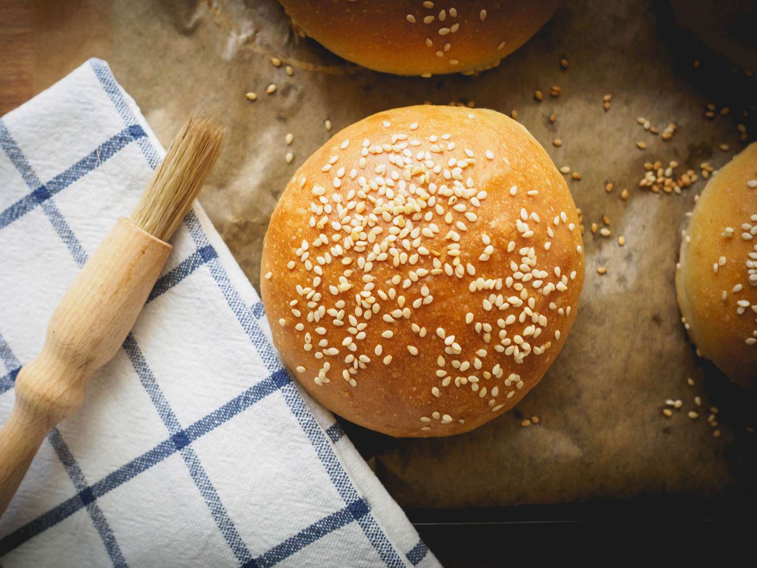 Bánh bánh hamburger bột