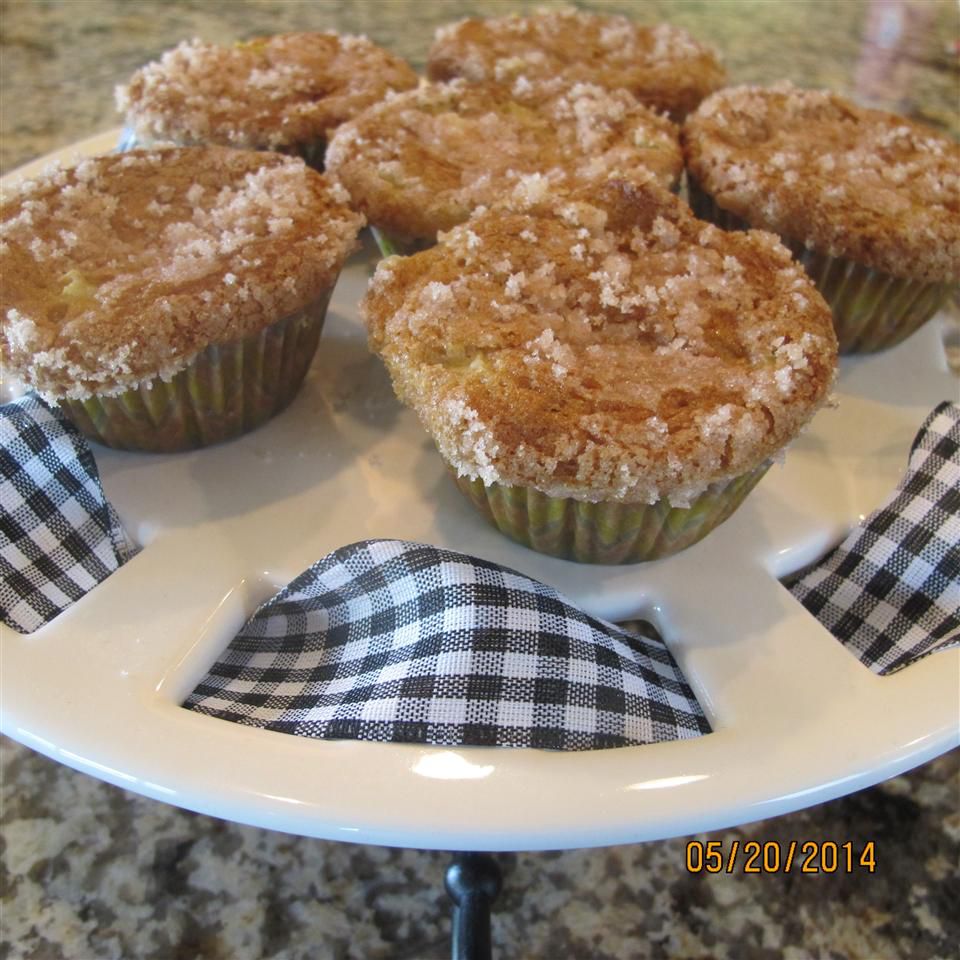 Rhubarb Cheesecake Buffins