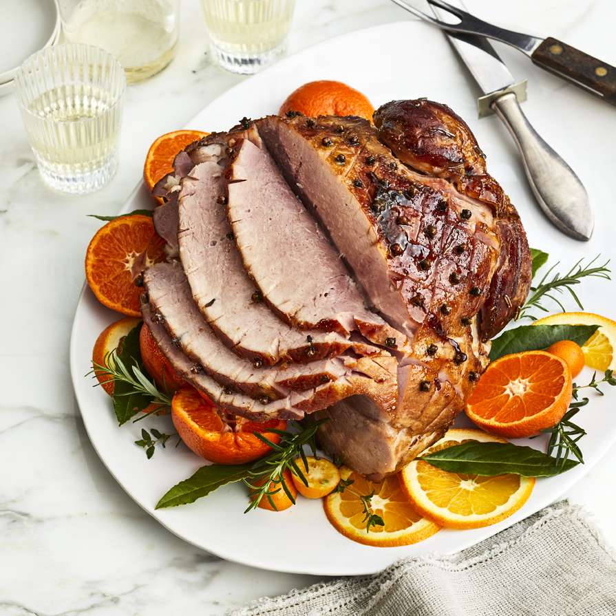 Nonas Orange-Splazed Easter Ham