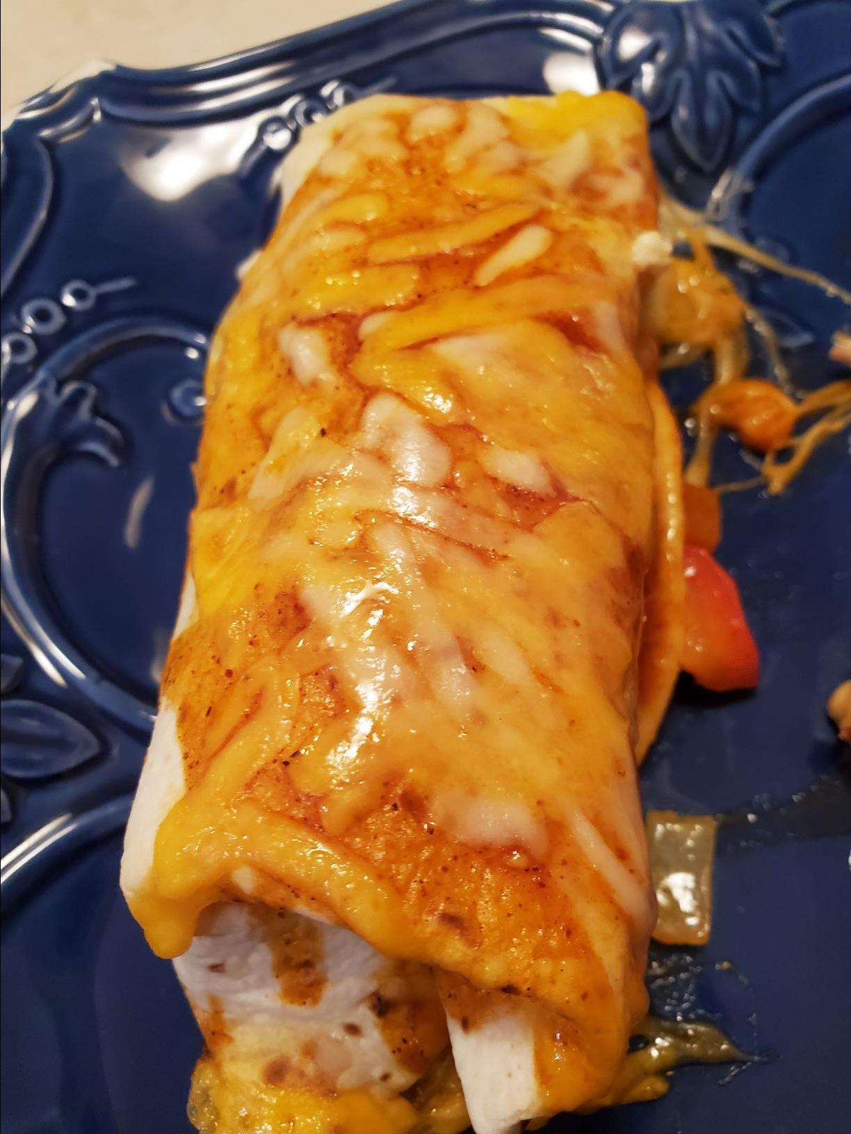 Enchiladas tôm low-carb