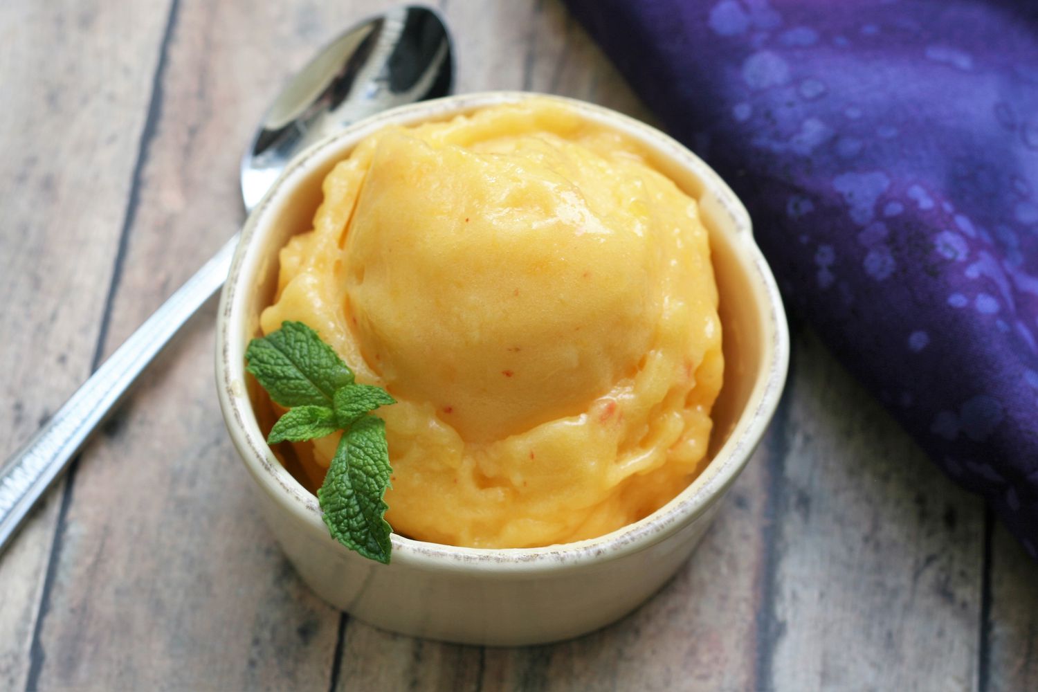 Không bị chà đào sorbet