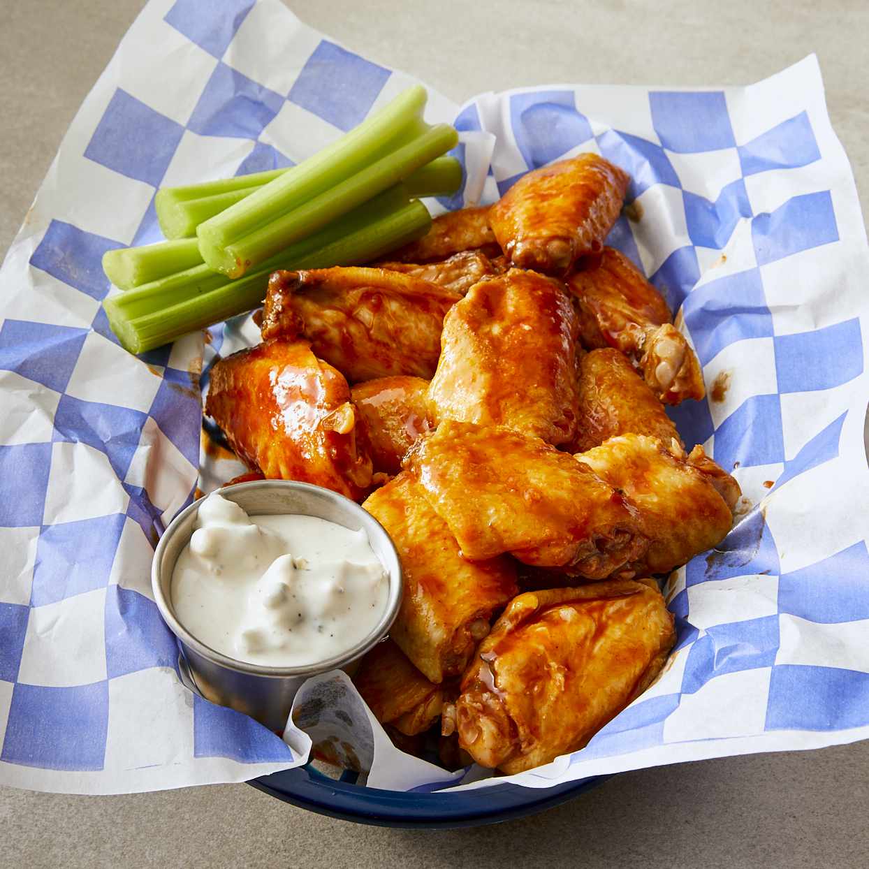 Blue Cheese Hat Wings!