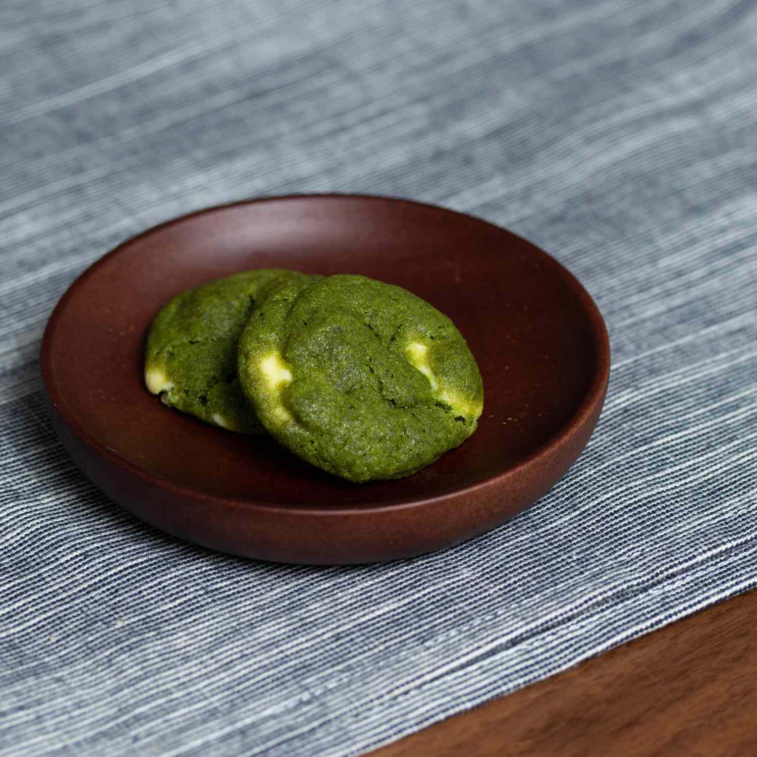 Cookie matcha và sô cô la trắng