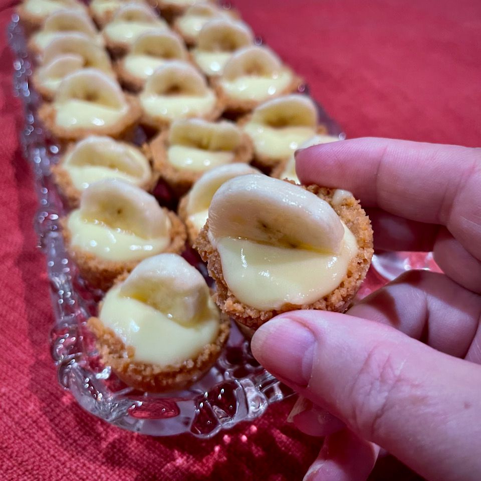 Bánh pudding chuối mini