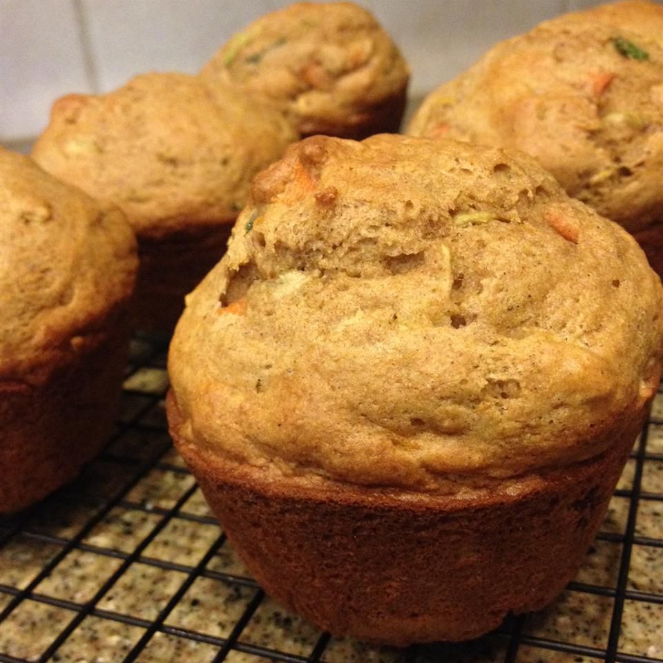 Carrot, Apple và Zucchini Buffins