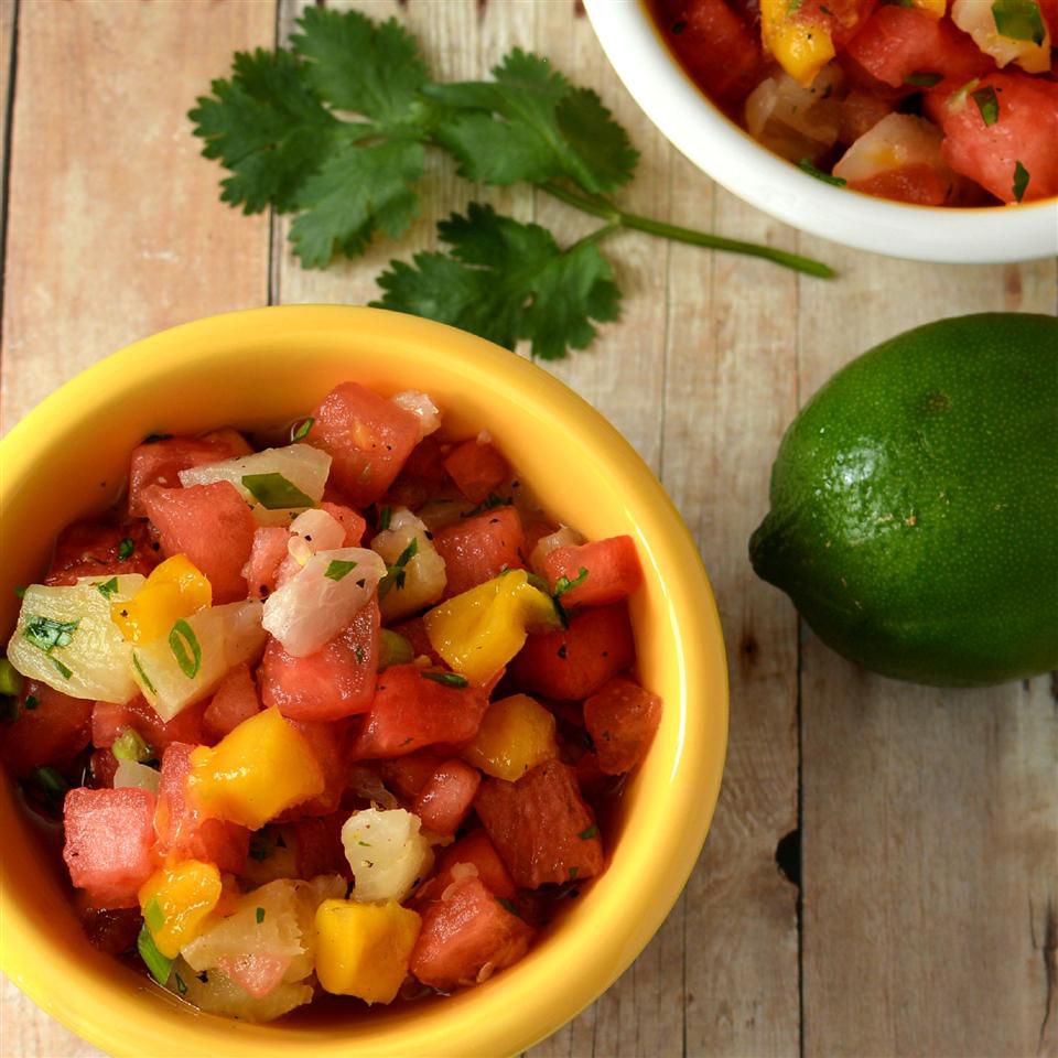 Watermelon-Cilantro Salsa nhiệt đới