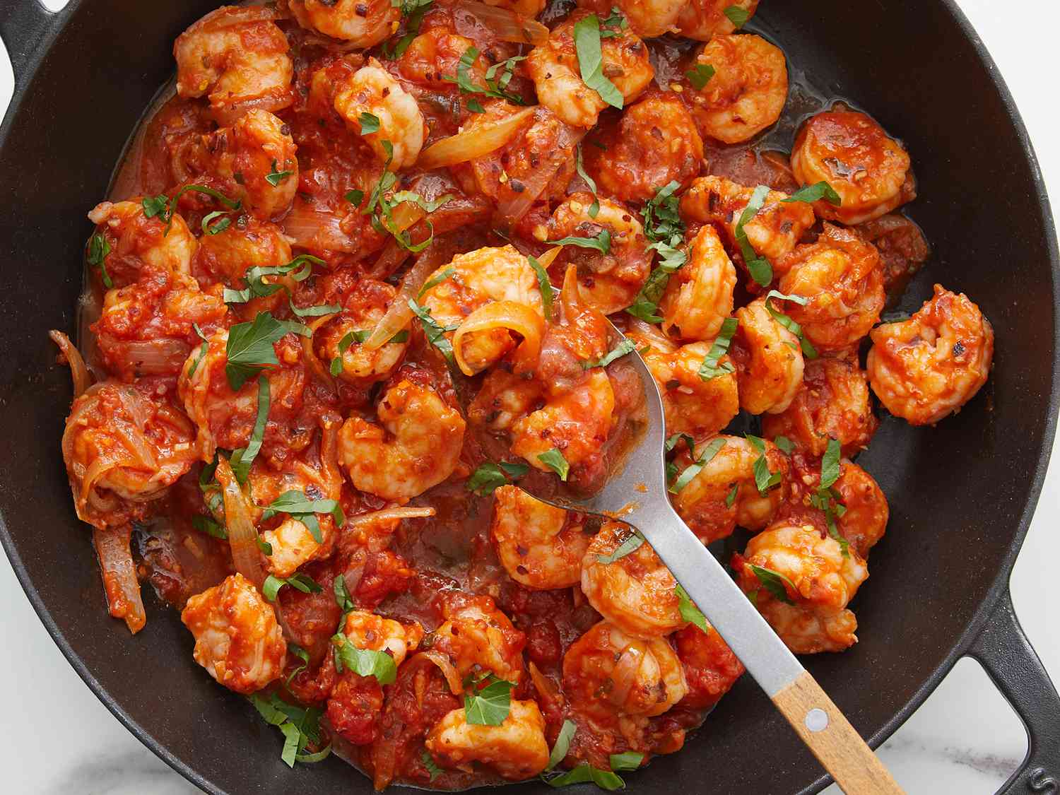 Đầu bếp Johns tôm Fra Diavolo