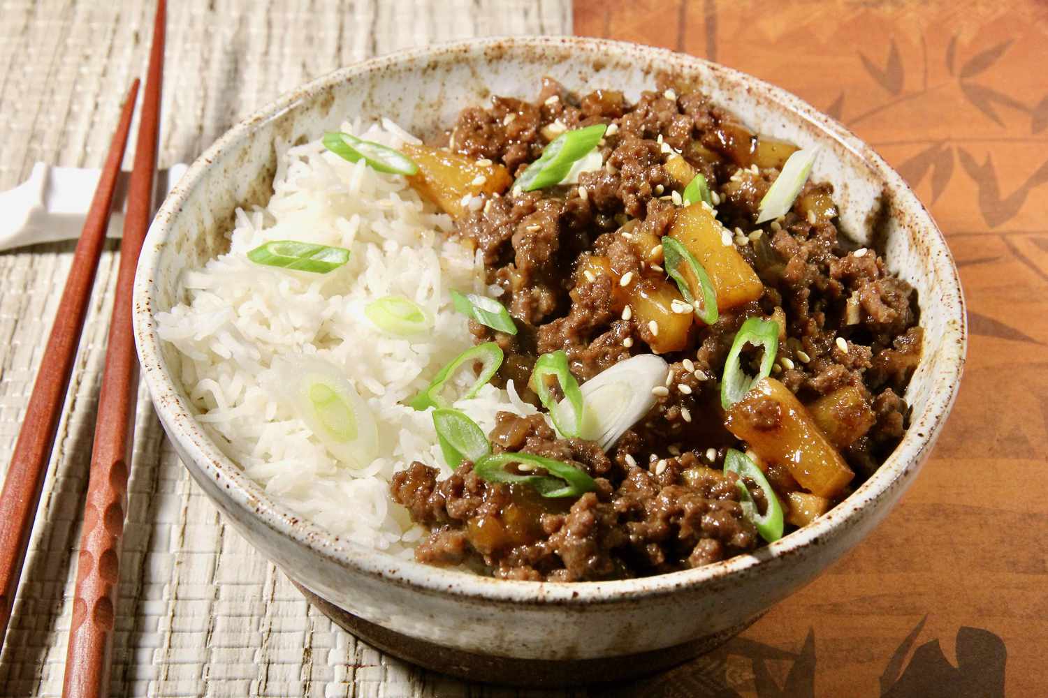 Chảo thịt bò teriyaki