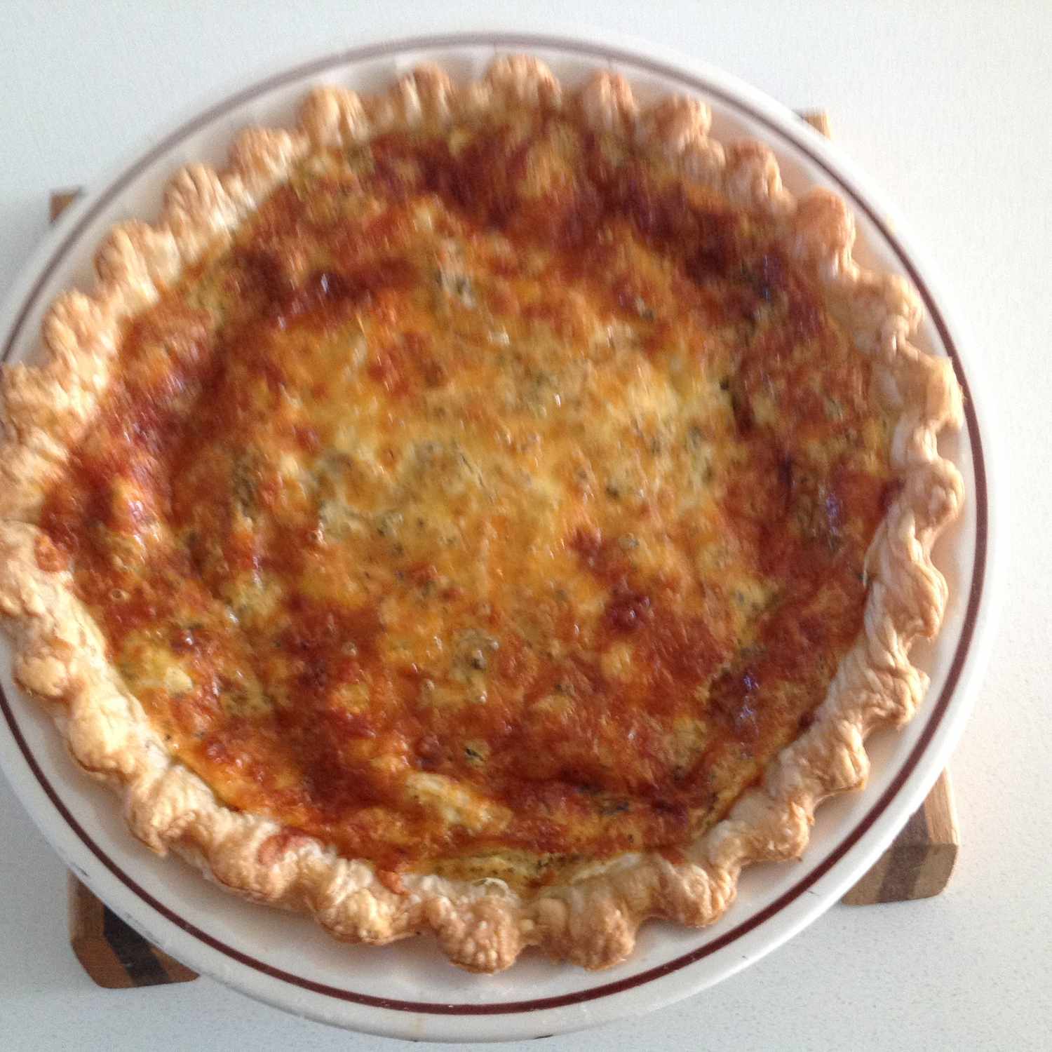 Dễ dàng gà quiche