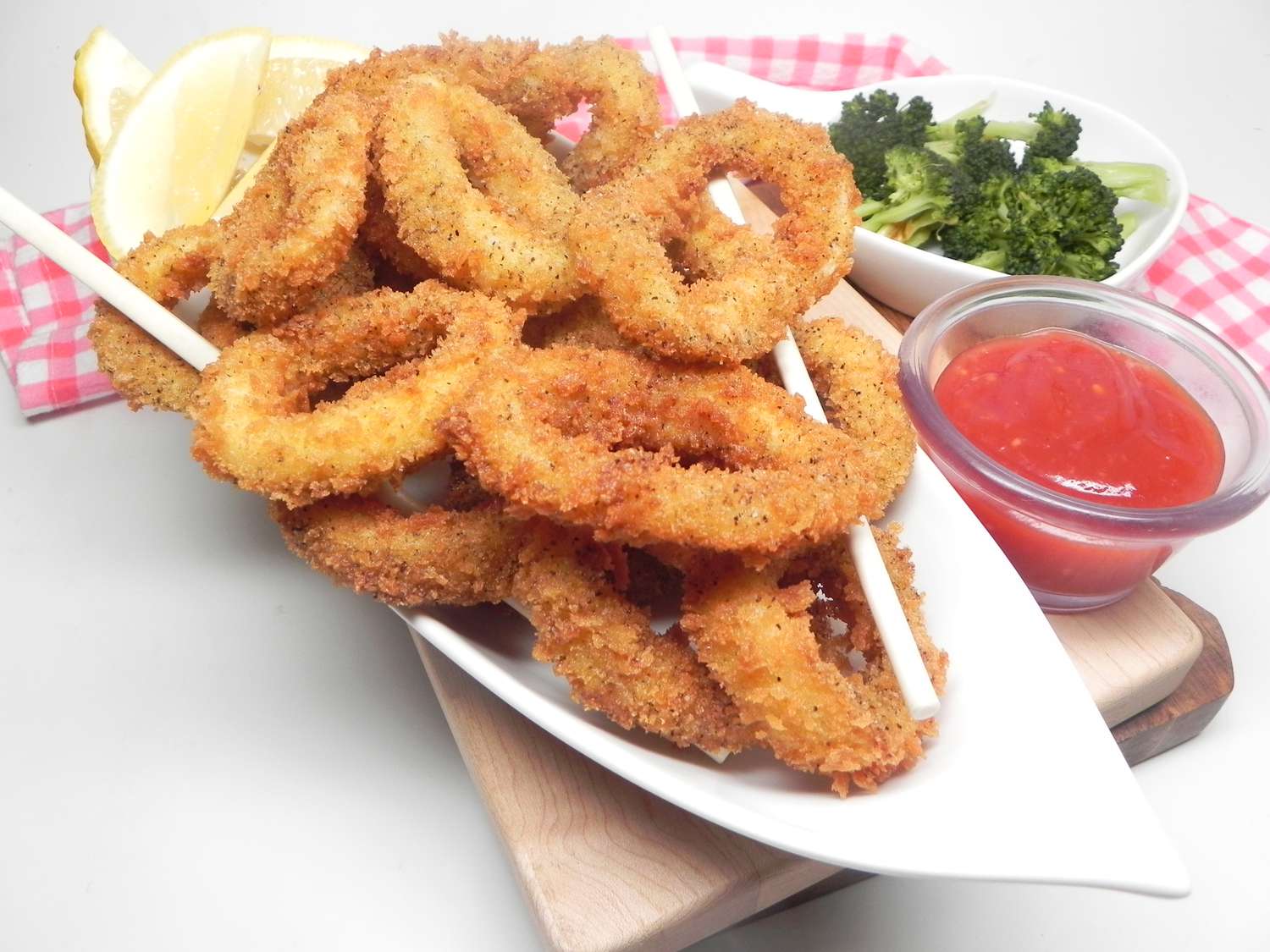 Muối và hạt tiêu calamari