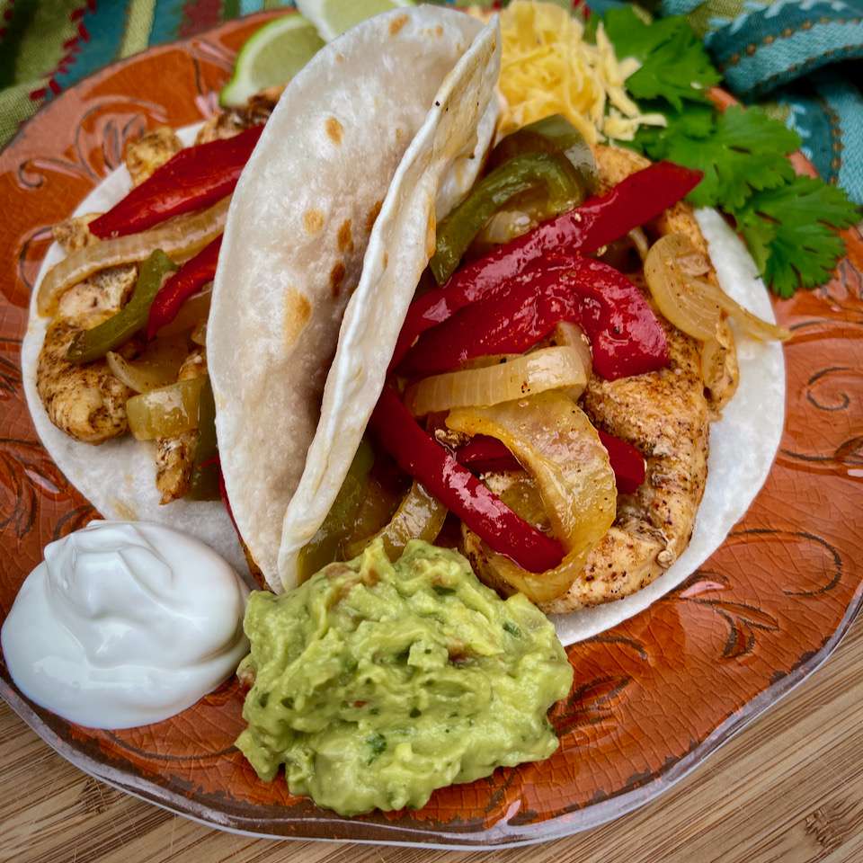 Fajitas gà nướng