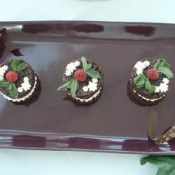 Mexico Hot Chocolate Brownie Tortes