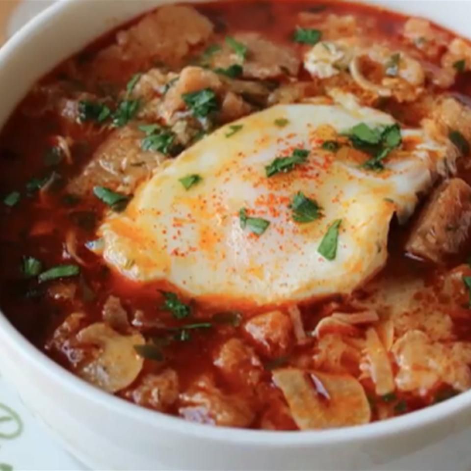 Đầu bếp Johns súp tỏi Tây Ban Nha (Sopa de Ajo)