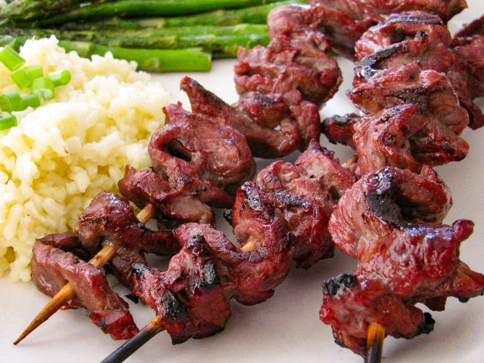 Skewers thịt bò teriyaki ngọt ngào