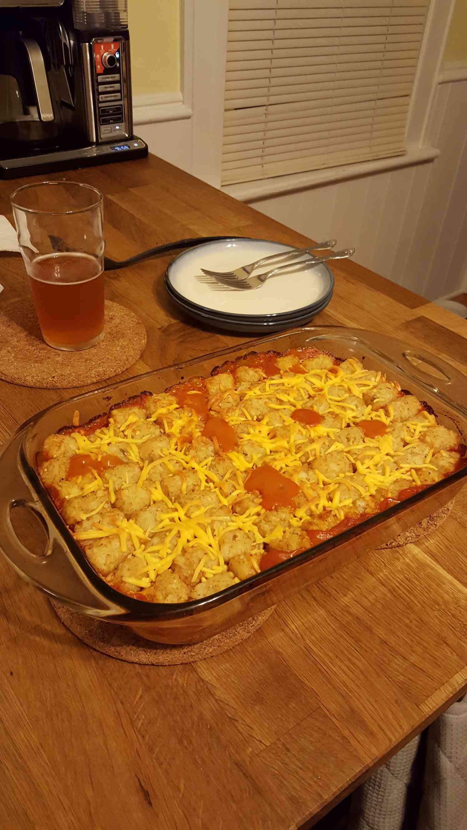 Sloppy Joe Tater Tot Casserole