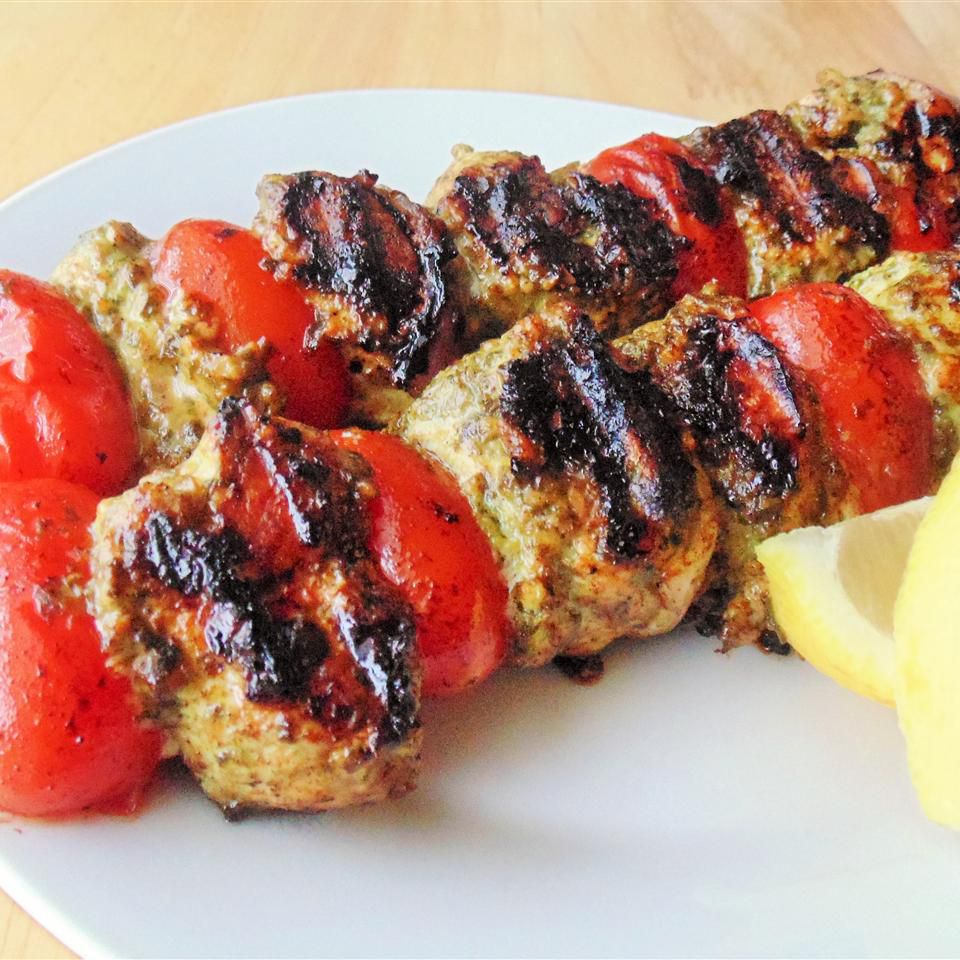 Kabobs gà pesto