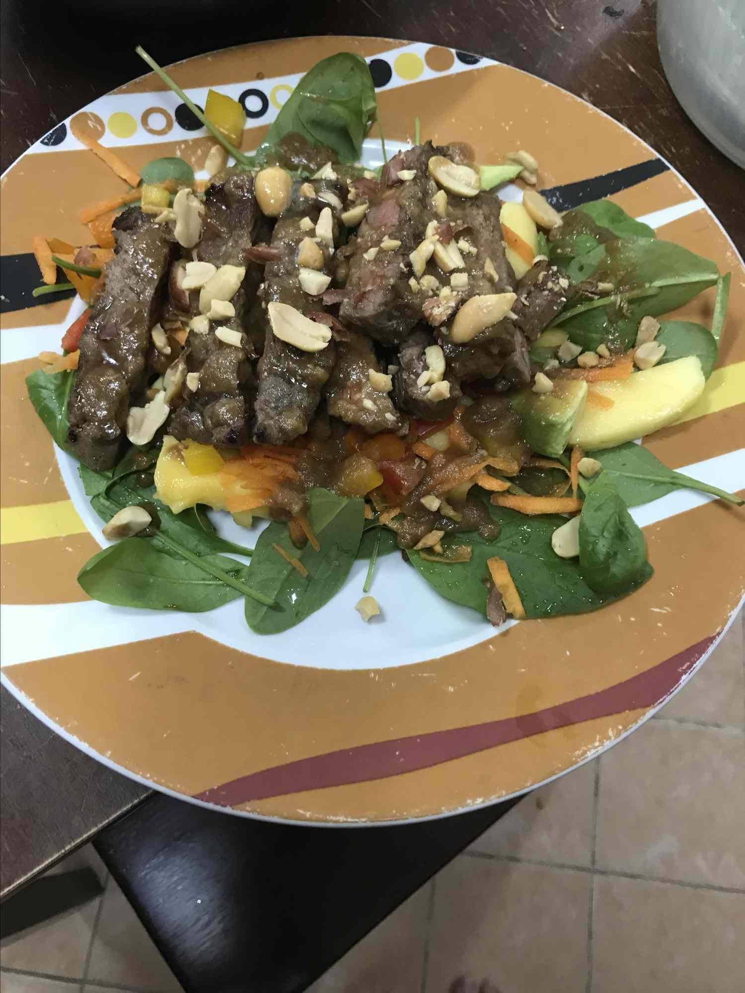 Dễ dàng Sirloin Thai Salad