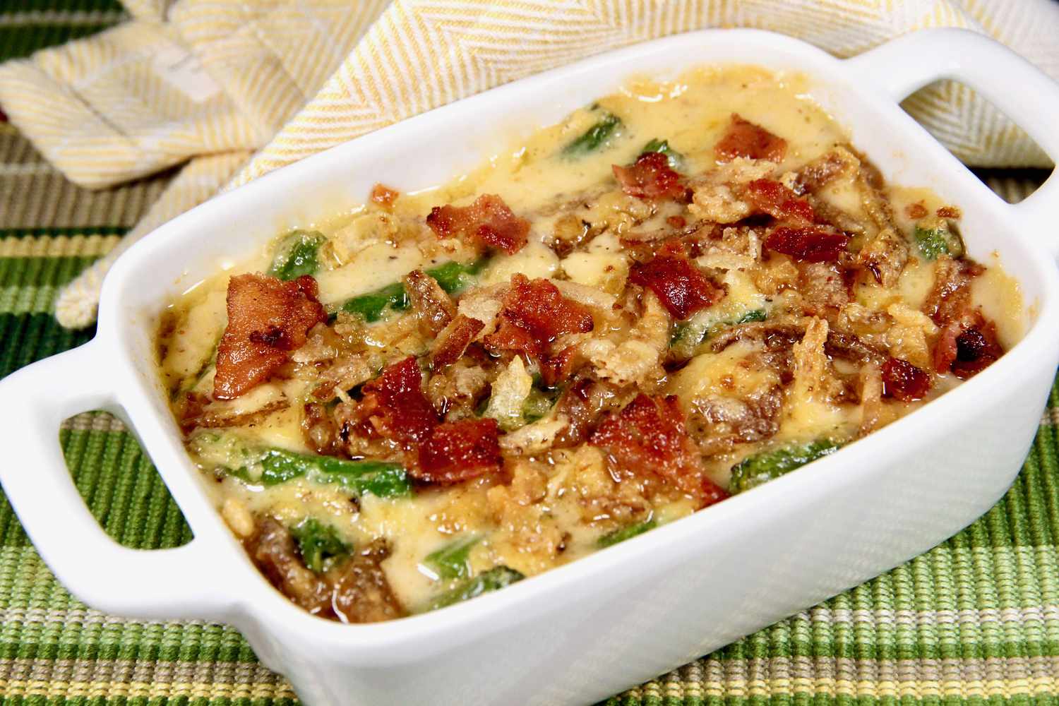 Đậu xanh gratin