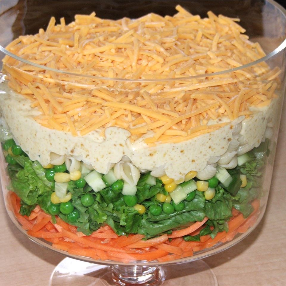 Salad bảy lớp tiếng Anh cay