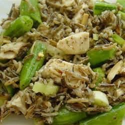 Gà và Snap Pea Rice Salad