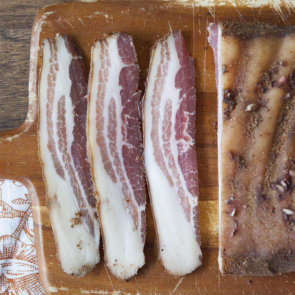 Pancetta được bảo quản tại nhà