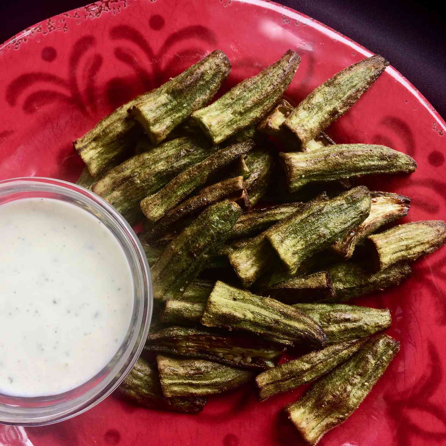 Air Fryer Okra "khoai tây chiên"