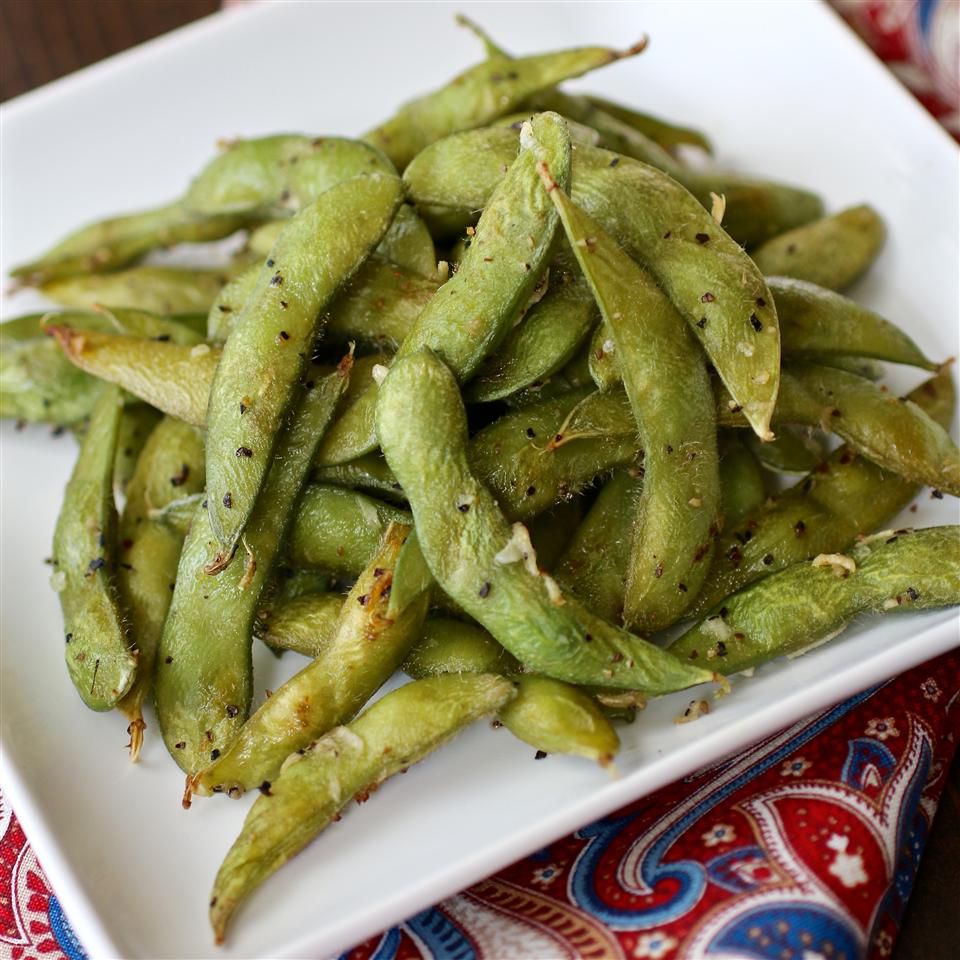 Edamame rang đơn giản