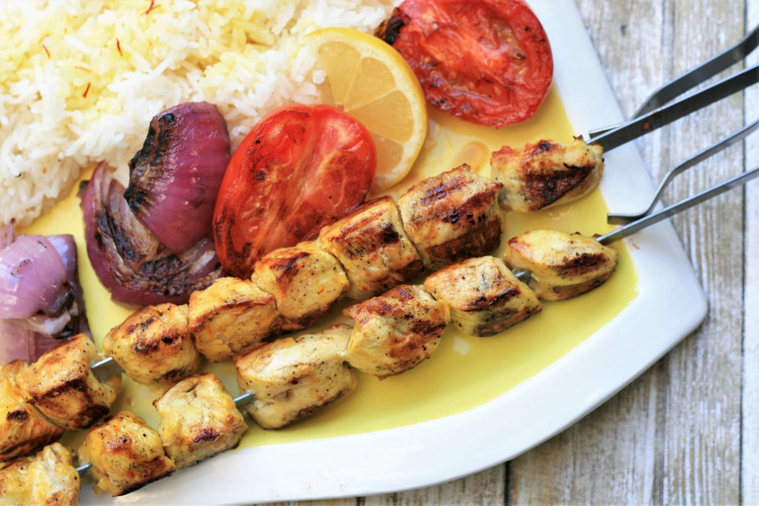 Jujeh Kabob (Kabobs gà Ba Tư)