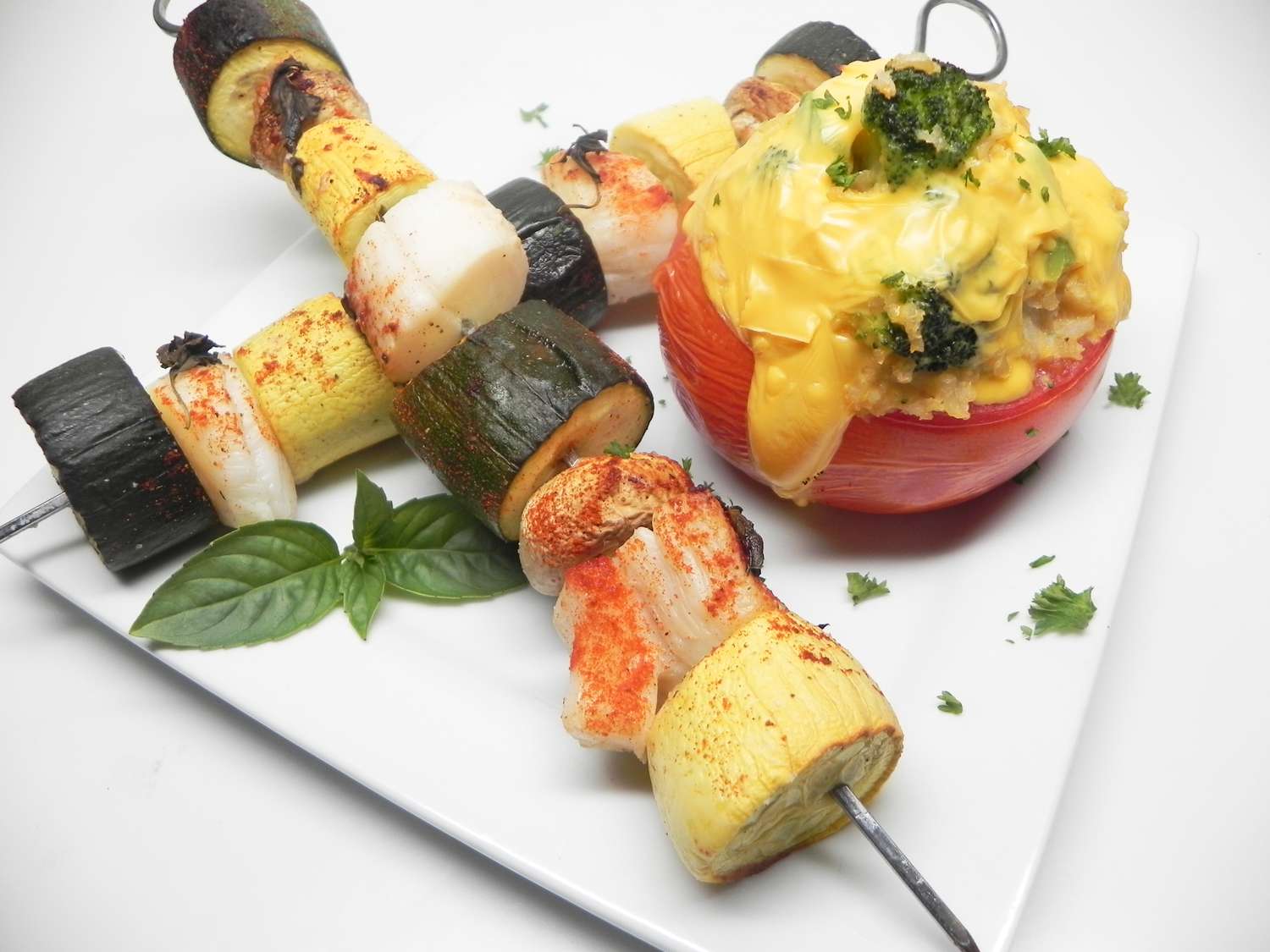 Mamitas mojito sò kabobs với cà chua nhồi bông